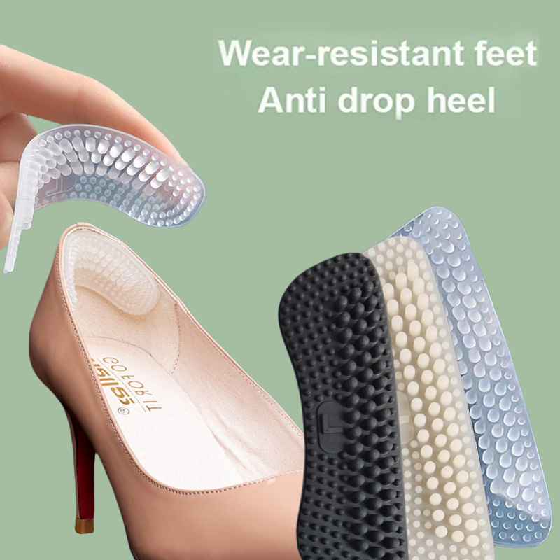 Men'S Shoes Grip - แผ่นรองส้นเท้าซิลิโคนกันลื่นสำหรับผู้หญิงและผู้ชาย ป้องกันการลื่น ซ่อนได้