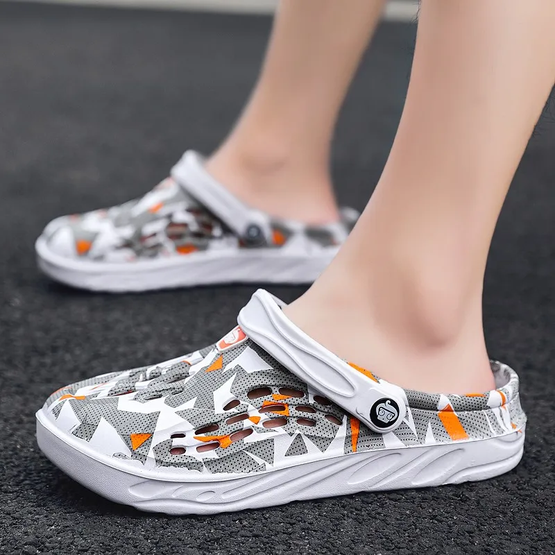 Men Shoes Brand - รองเท้าแตะผู้ชายสำหรับฤดูร้อนรองเท้าแตะ48/49ขนาดใหญ่รองเท้าแตะหรูหราแฟชั่นรองเท้าลำลองผู้ชายสำหรับผู้หญิง Sandal empuk Comfort