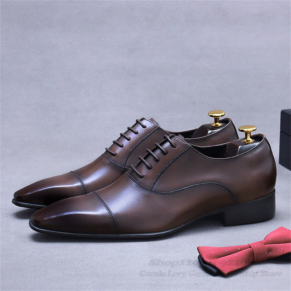 รองเท้าหนังผู้ชายแบบอ็อกซ์ฟอร์ - Men Shoes Oxford บทวิจารณ์และราคา