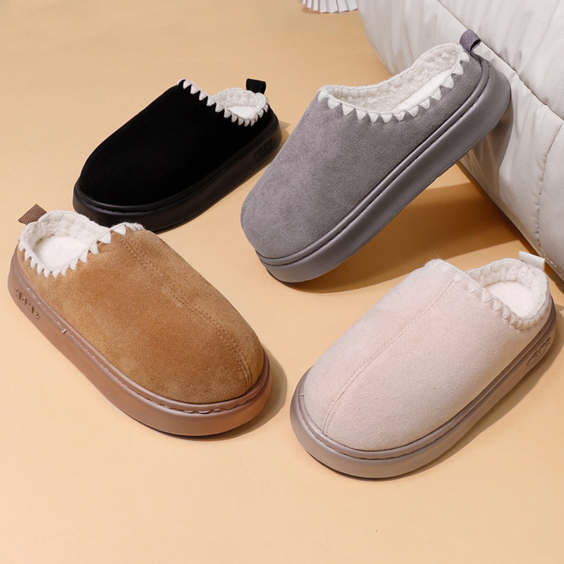 รองเท้าแตะบ้านผู้หญิง ฤดูหนาว  - Men'S Shoes Grip บทวิจารณ์และราคา