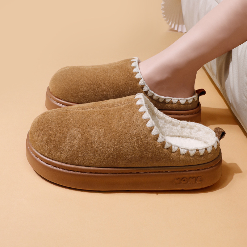รองเท้าแตะบ้านผู้หญิง ฤดูหนาว  - Men'S Shoes Grip บทวิจารณ์และราคา