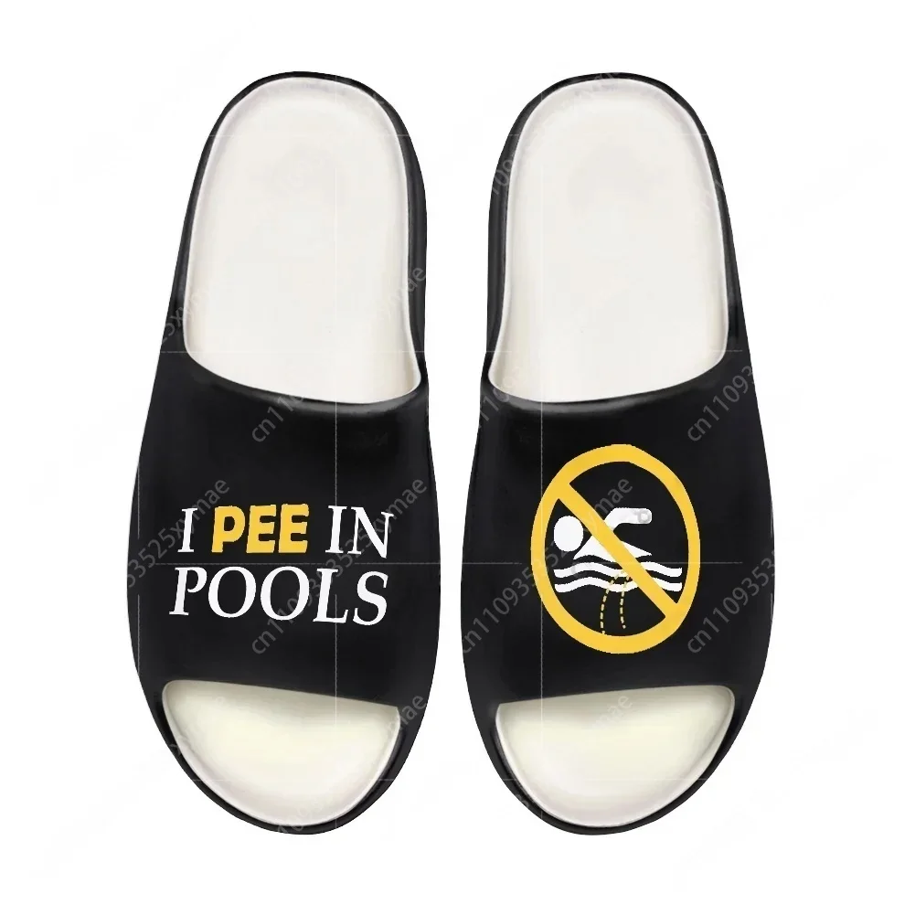 รองเท้าแตะพื้นนิ่ม I Pee in Po - Men Shoes Office บทวิจารณ์และราคา