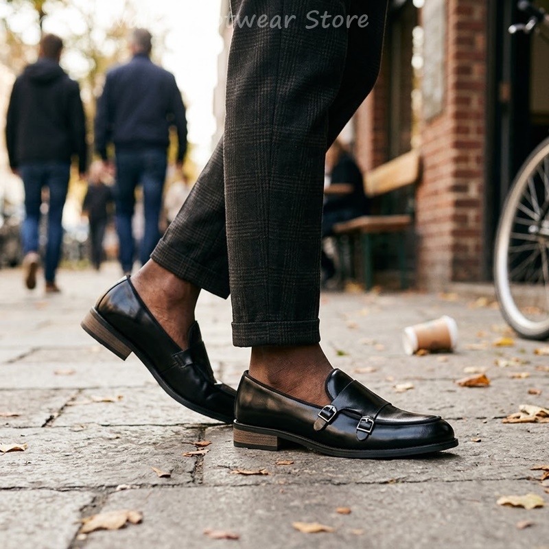 รองเท้าโลฟเฟอร์แบบสวมสำหรับผู้ - Men Shoes Oxford บทวิจารณ์และราคา
