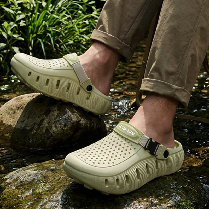 รองเท้าแตะผู้ชายแบบสวม รุ่น Co - Men Shoes Brand บทวิจารณ์และราคา