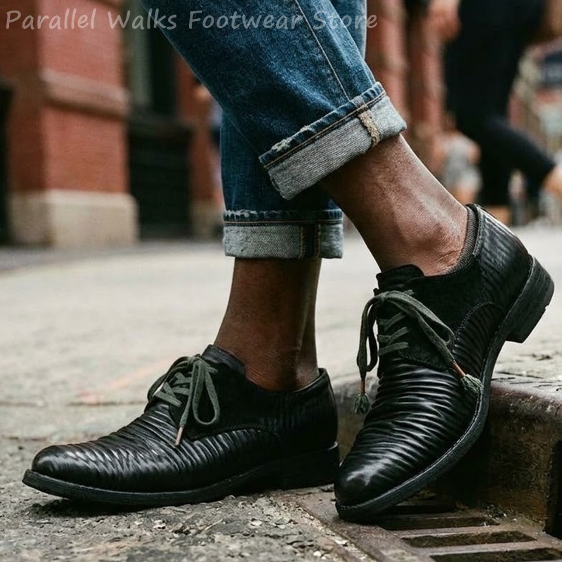 รองเท้าหนังผู้ชายทรงเดอร์บี้แบ - Men Shoes Oxford บทวิจารณ์และราคา