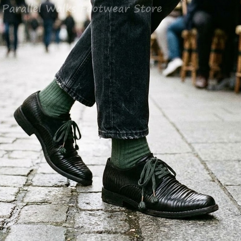 รองเท้าหนังผู้ชายทรงเดอร์บี้แบ - Men Shoes Oxford บทวิจารณ์และราคา