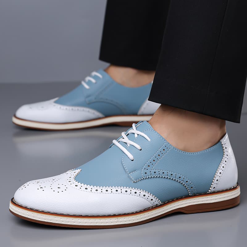 รองเท้าออกซ์ฟอร์ดแบบผูกเชือกสี - Men Shoes Oxford บทวิจารณ์และราคา