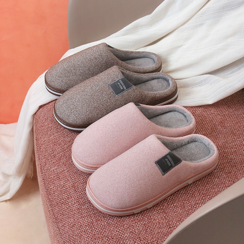 รองเท้าแตะบ้านผู้ชายขนปุยฤดูหน - Men'S Shoes Grip บทวิจารณ์และราคา