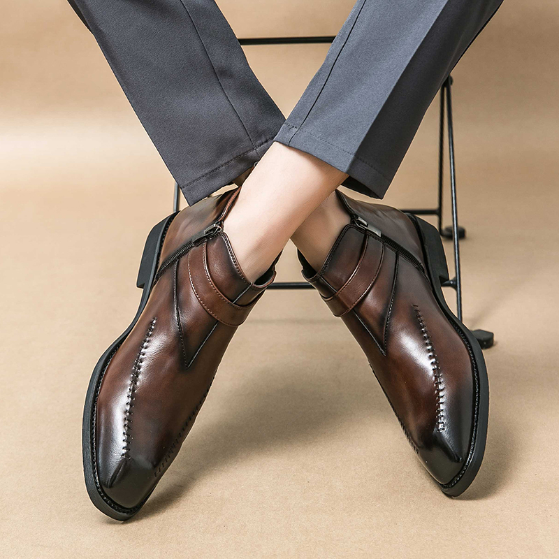 รองเท้าบูทเชลซีแฟชั่น นุ่มสบาย - Men'S Shoes Quality Brands บทวิจารณ์และราคา