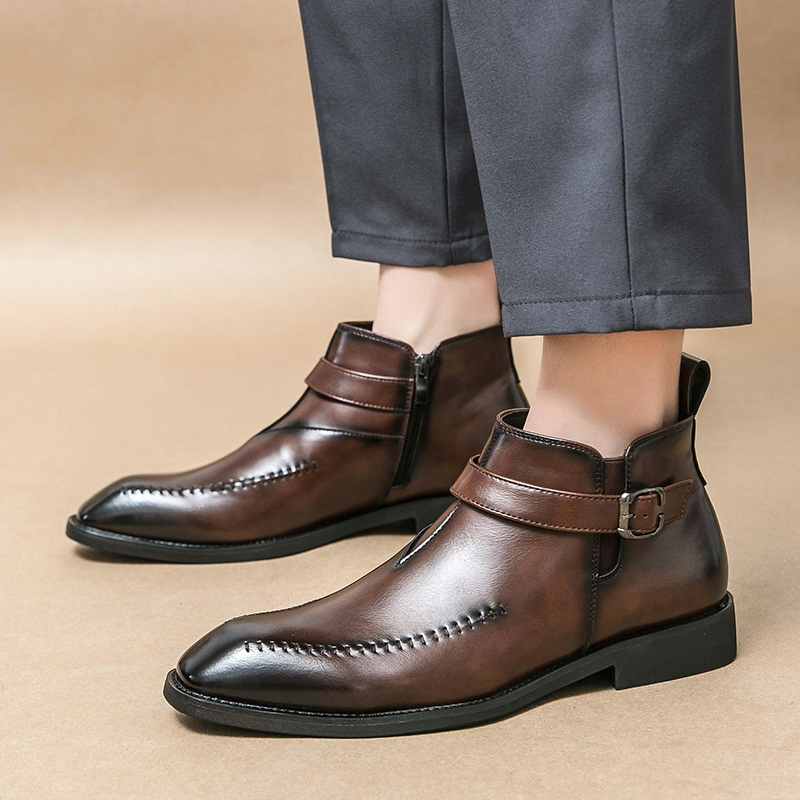 รองเท้าบูทเชลซีแฟชั่น นุ่มสบาย - Men'S Shoes Quality Brands บทวิจารณ์และราคา
