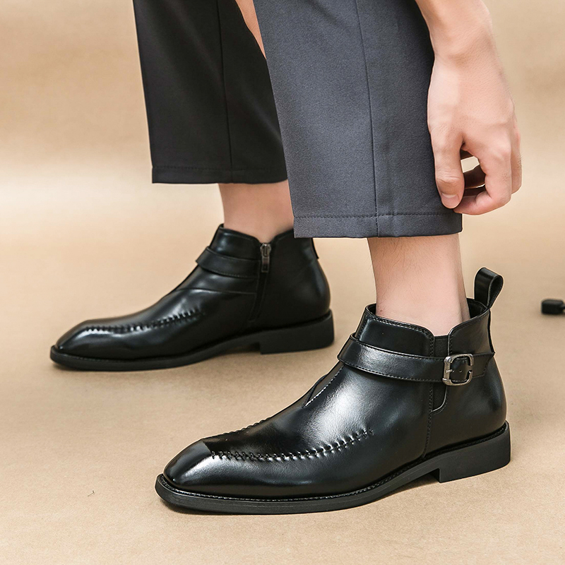 รองเท้าบูทเชลซีแฟชั่น นุ่มสบาย - Men'S Shoes Quality Brands บทวิจารณ์และราคา