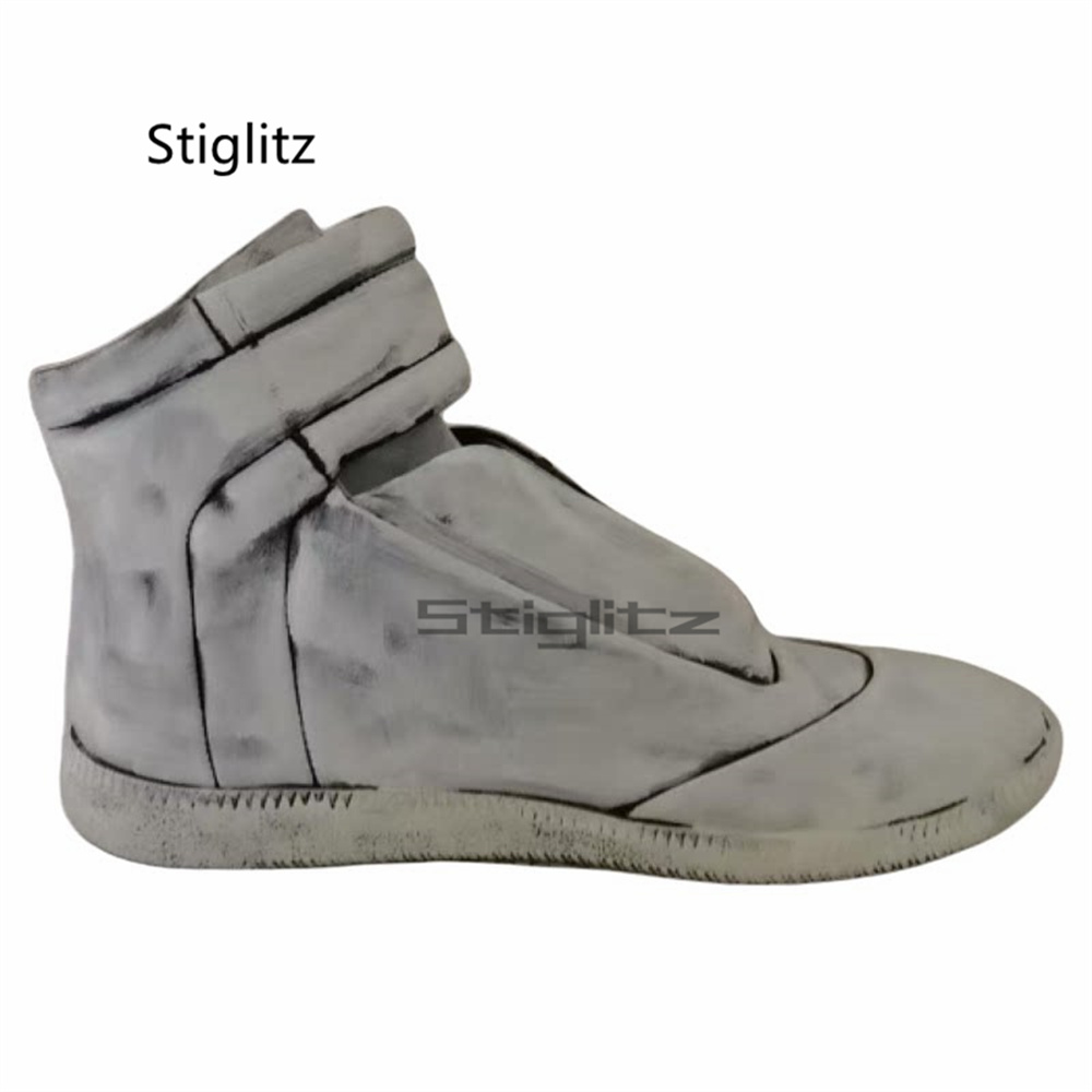 รองเท้าบูทหุ้มข้อสูงสีขาวลายกร - Men'S Shoes Casual Sneakers บทวิจารณ์และราคา
