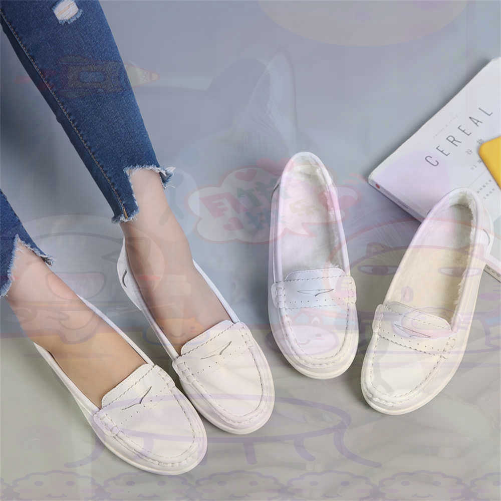 Soft SLIP-ON สตรีขนาดใหญ่รองเท - Men'S Shoes Good For Flat Feet บทวิจารณ์และราคา