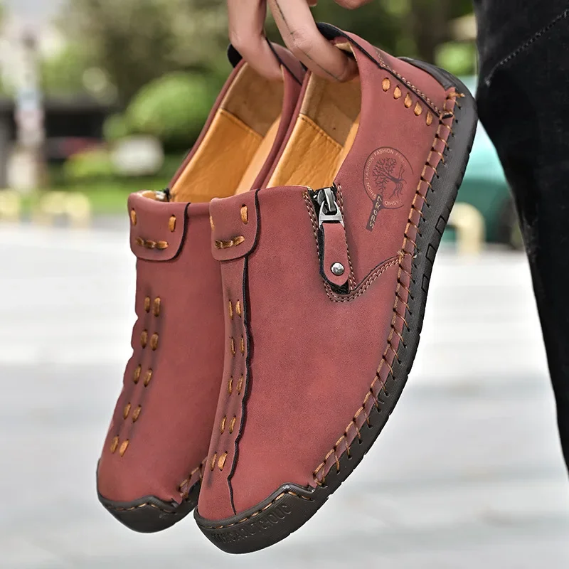 Handmade รองเท้าหนังผู้ชายรองเ - Men'S Shoes Clearance Sale บทวิจารณ์และราคา