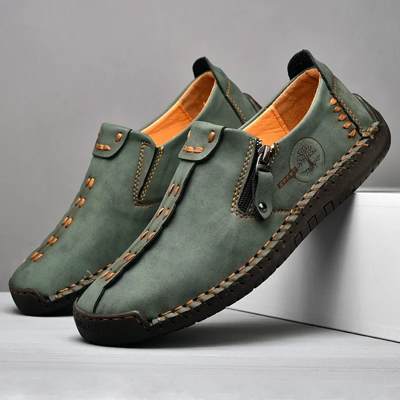 Handmade รองเท้าหนังผู้ชายรองเ - Men'S Shoes Clearance Sale บทวิจารณ์และราคา
