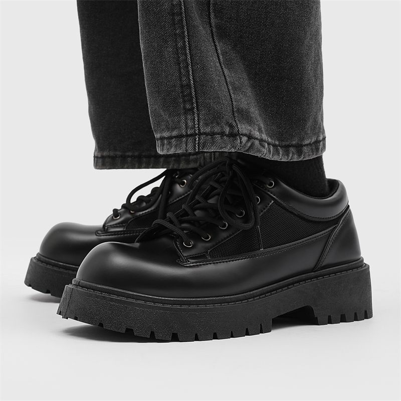 รองเท้าหนังทรงเดอร์บี้สีดำแบบห - Men Shoes Office บทวิจารณ์และราคา