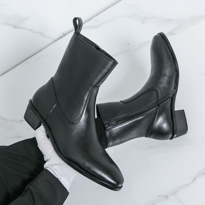 รองเท้าบูทเชลซีสไตล์อังกฤษแบบใ - Men Shoes Brand บทวิจารณ์และราคา