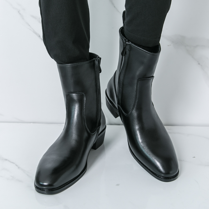 รองเท้าบูทเชลซีสไตล์อังกฤษแบบใ - Men Shoes Brand บทวิจารณ์และราคา
