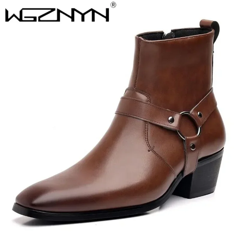 รองเท้าบูทเชลซีผู้ชายแฟชั่นดีไ - Men Shoes Office บทวิจารณ์และราคา
