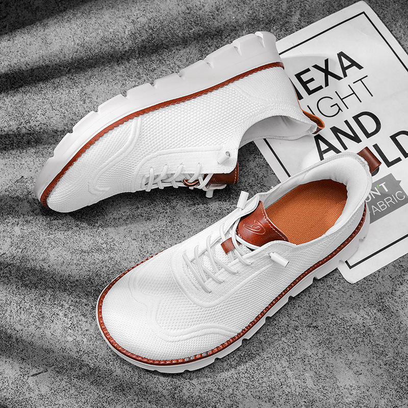 รองเท้าผู้ชายทรงกว้าง สไตล์ลำล - Men'S Shoes Casual Sneakers บทวิจารณ์และราคา