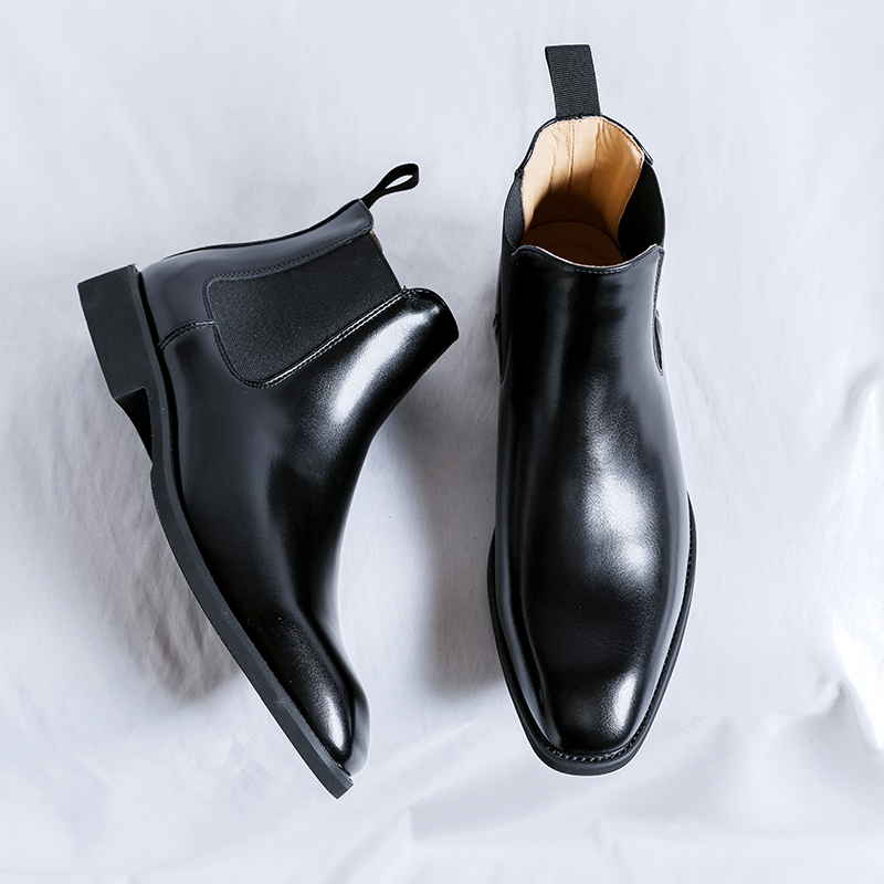 รองเท้าบูทเชลซีหุ้มข้อสำหรับผู - Men Shoes Oxford บทวิจารณ์และราคา